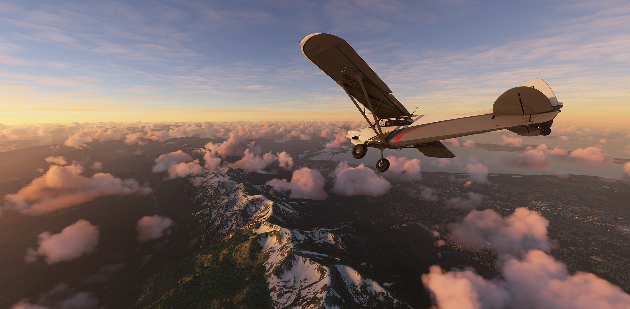 Head tracking and eye tracking in Microsoft Flight Simulator with